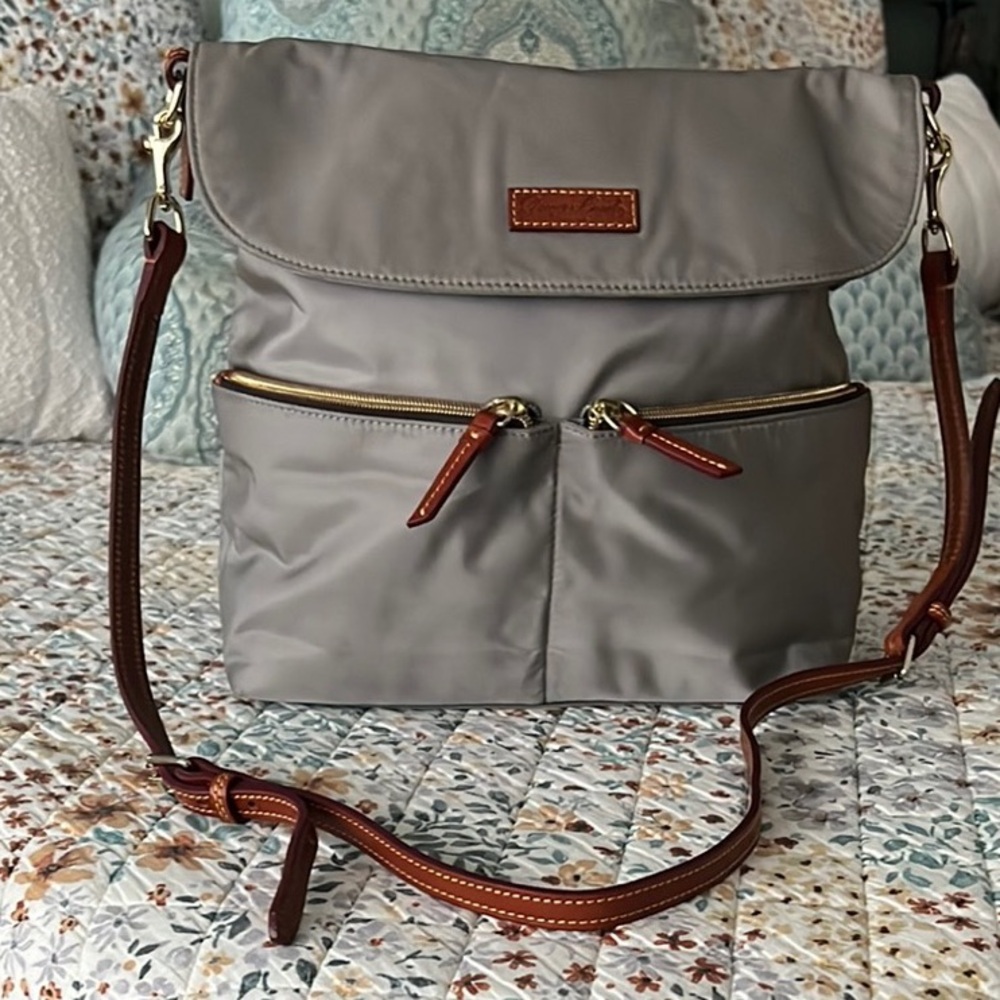 Dooney and Bourke Grey Crossbody Bag